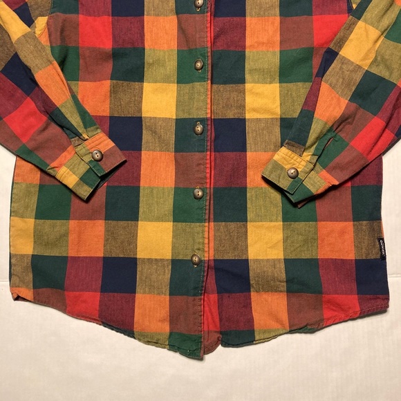 Vintage Guess flannel plaid button down - Picture 3 of 12